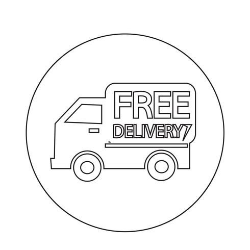 Free Shipping  icon vector