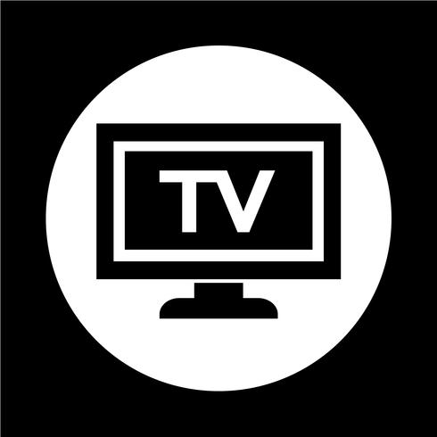 icono de tv vector