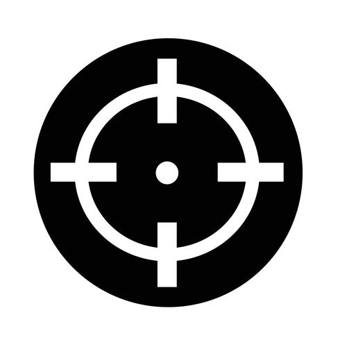 Target icon vector