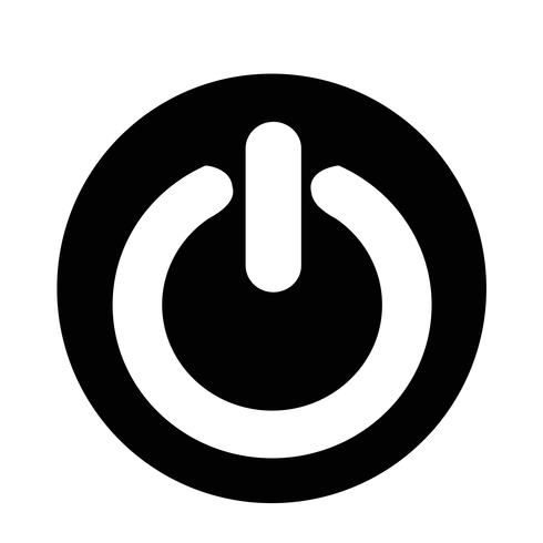 On Off switch icon vector