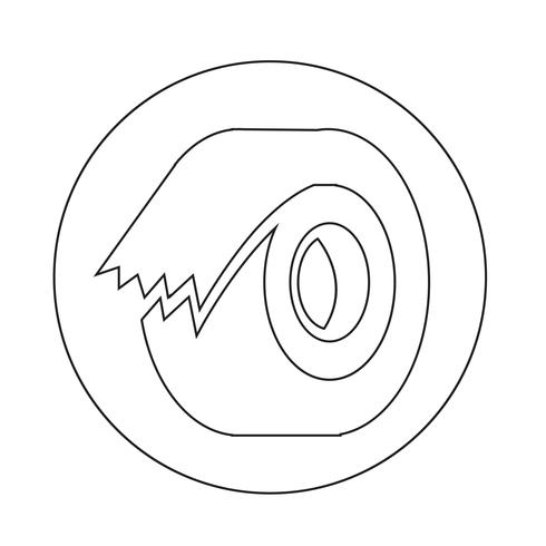 tape icon vector