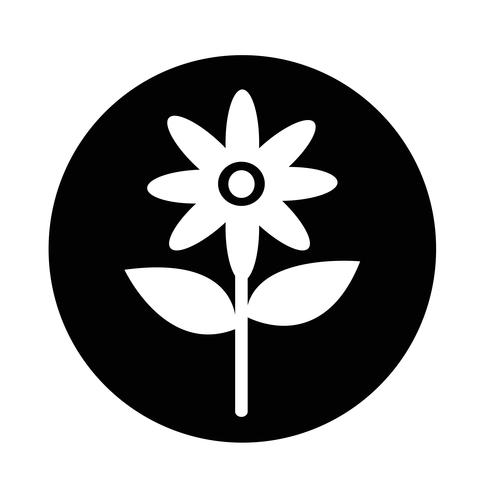 Icono de flor vector