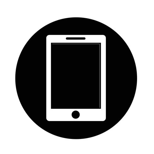 Mobile phone icon vector