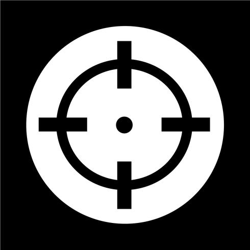 Target icon vector