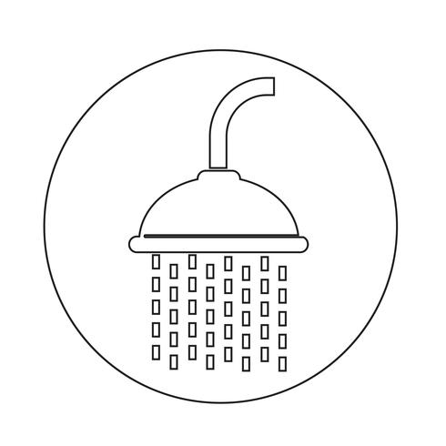 Showerhead icon vector