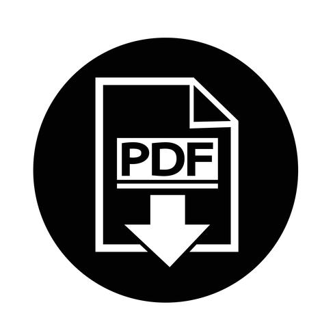 Icono de PDF vector