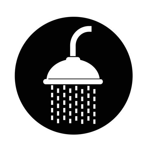 Icono de ducha vector