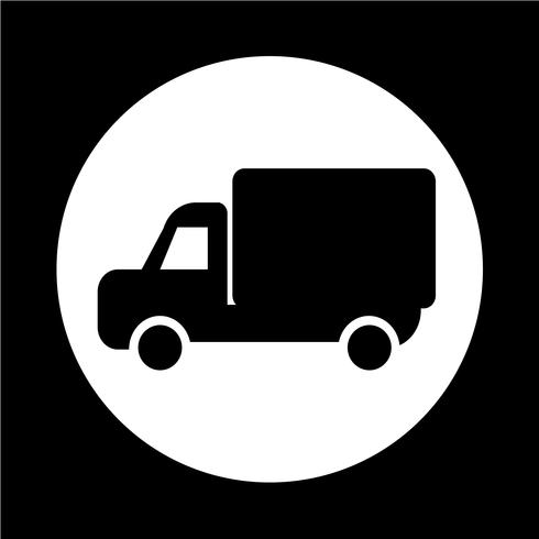 Car Truck Icon vector