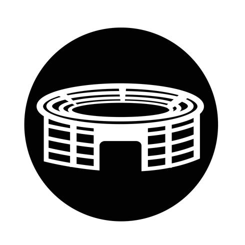 Stadium  icon vector