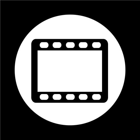 video film icon vector