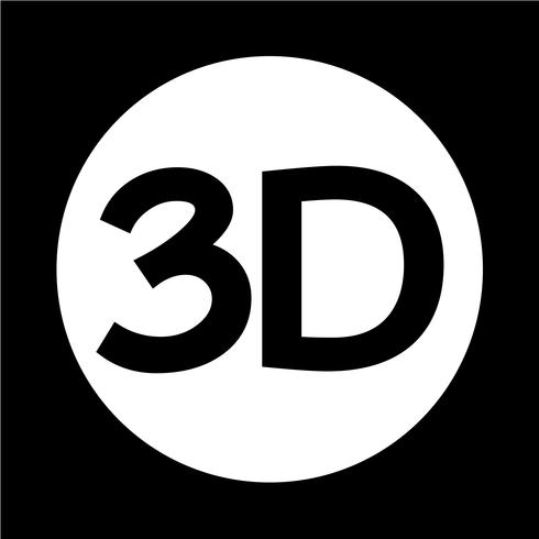 3d icon vector