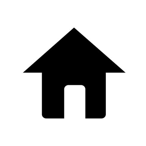 Sign of  house icon vector