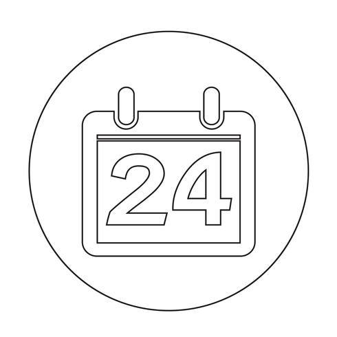 Sign of  Calendar icon vector