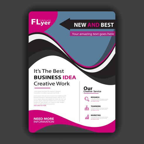 brochure cover template vector