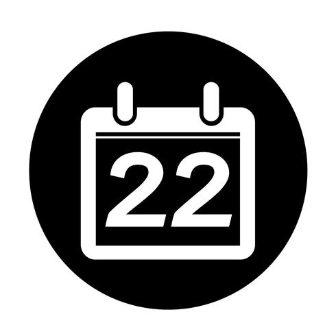 Sign of  Calendar icon vector