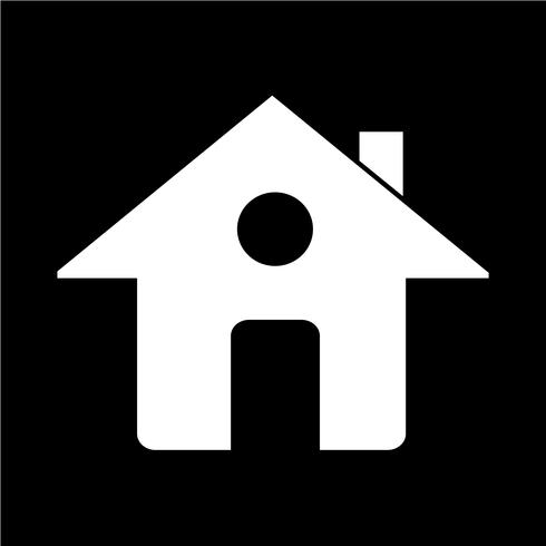 Sign of  house icon vector