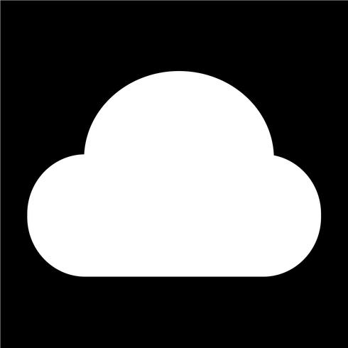 Sign of  Cloud icon vector