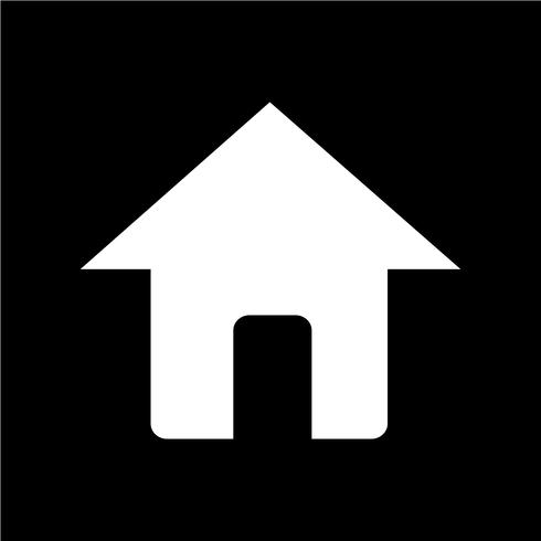 Sign of  house icon vector