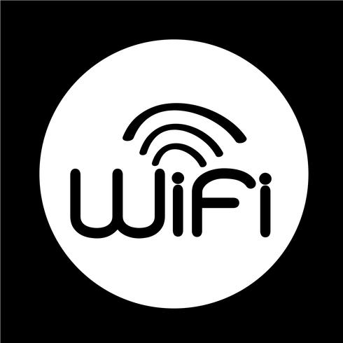 Sign of  wifi icon vector