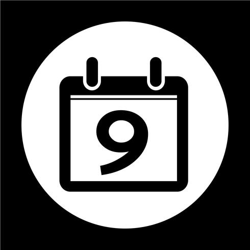 Sign of  Calendar icon vector