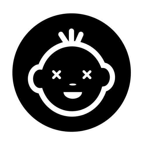 Baby Face Icon vector