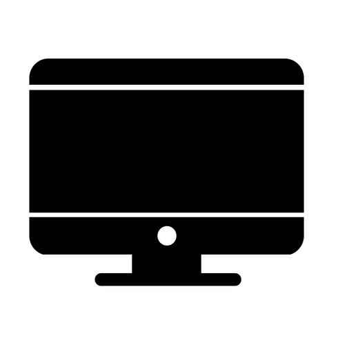 Desktop Computer Icon vector