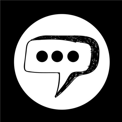 Speech Bubble icon vector