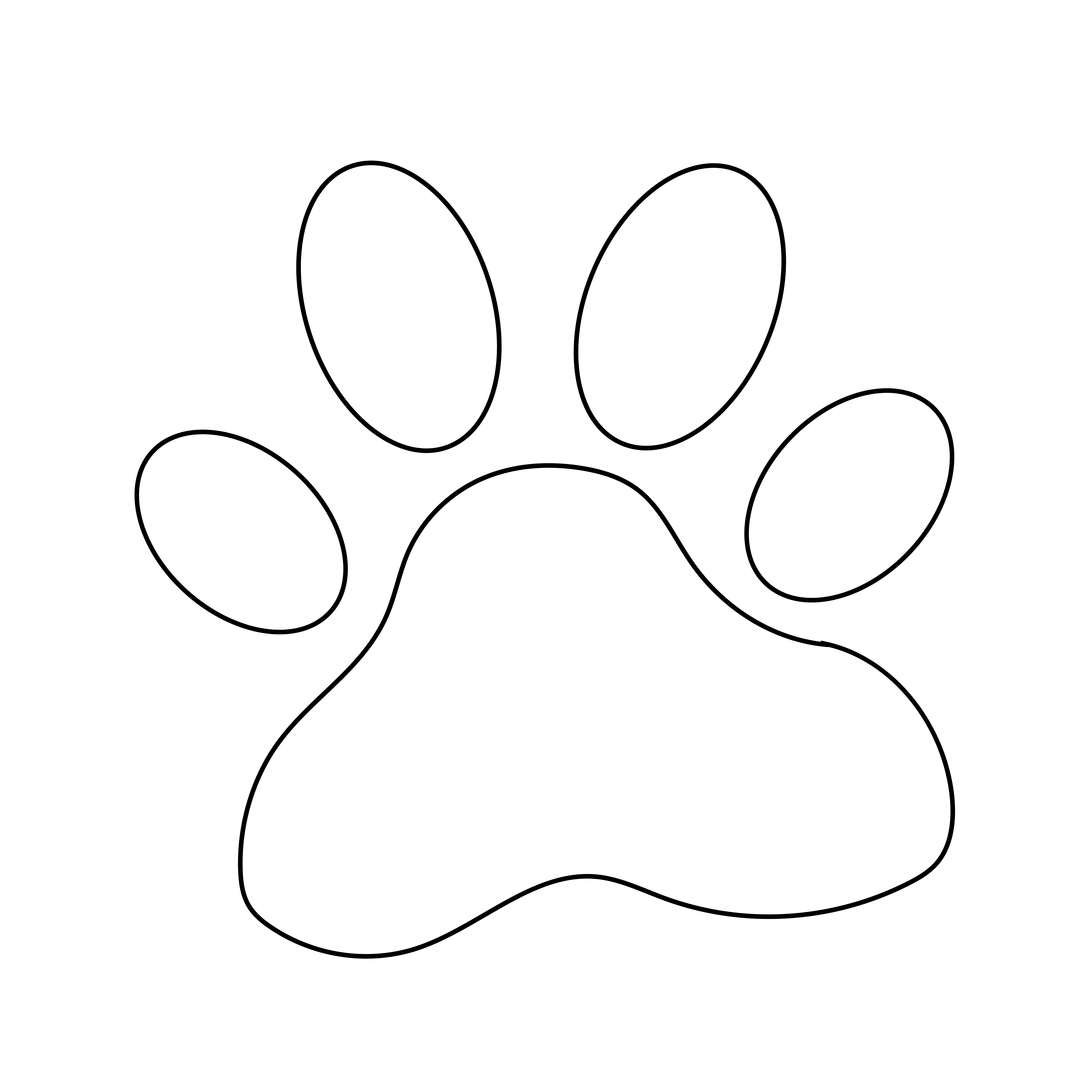 Download animal paw print icon 569680 - Download Free Vectors ...