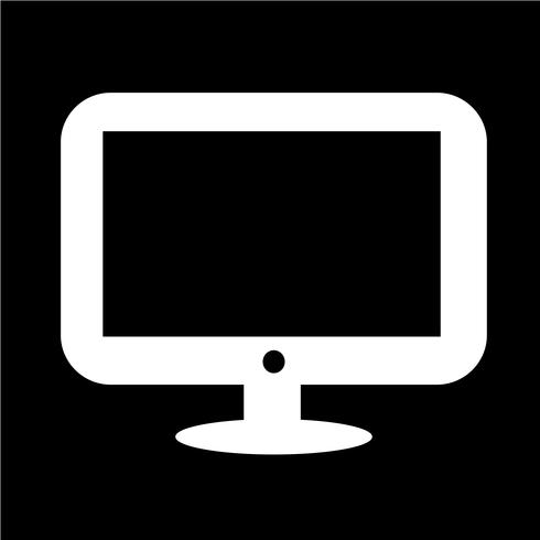 Desktop Computer Icon vector