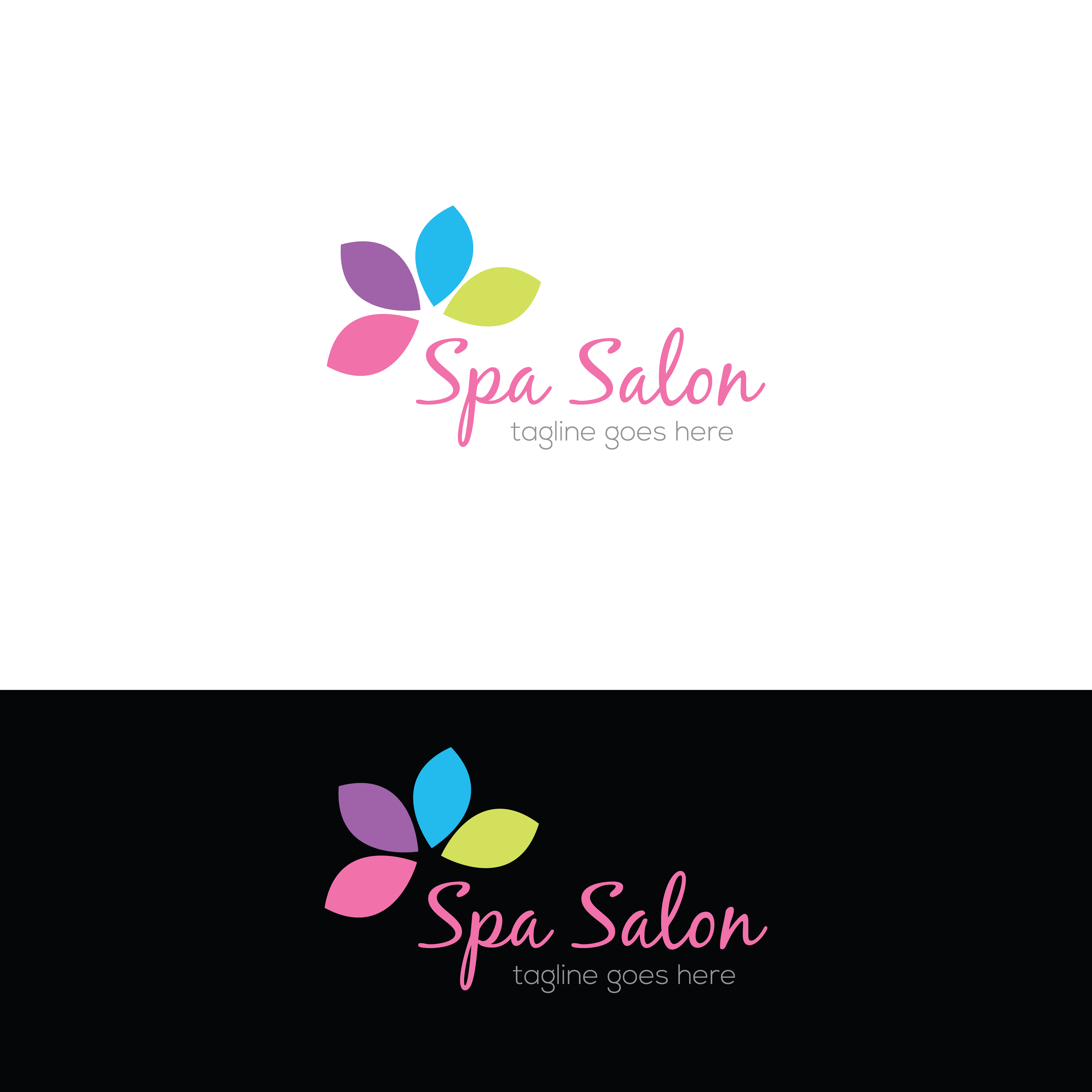 Spa salon logo design 569717 Vector Art at Vecteezy