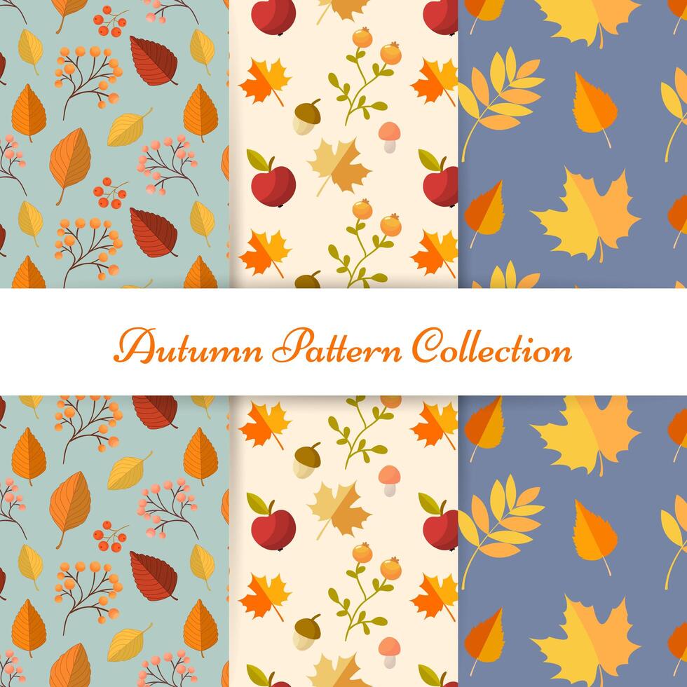 Hand draw autumn patterns 569772 Vector Art at Vecteezy