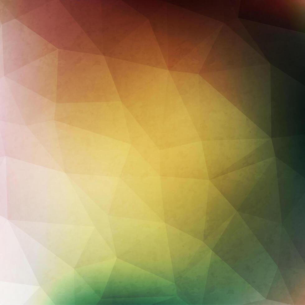 Green geometric background vector