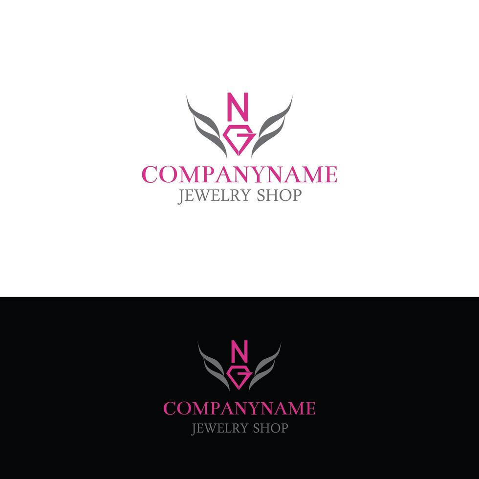Gem store logo vector