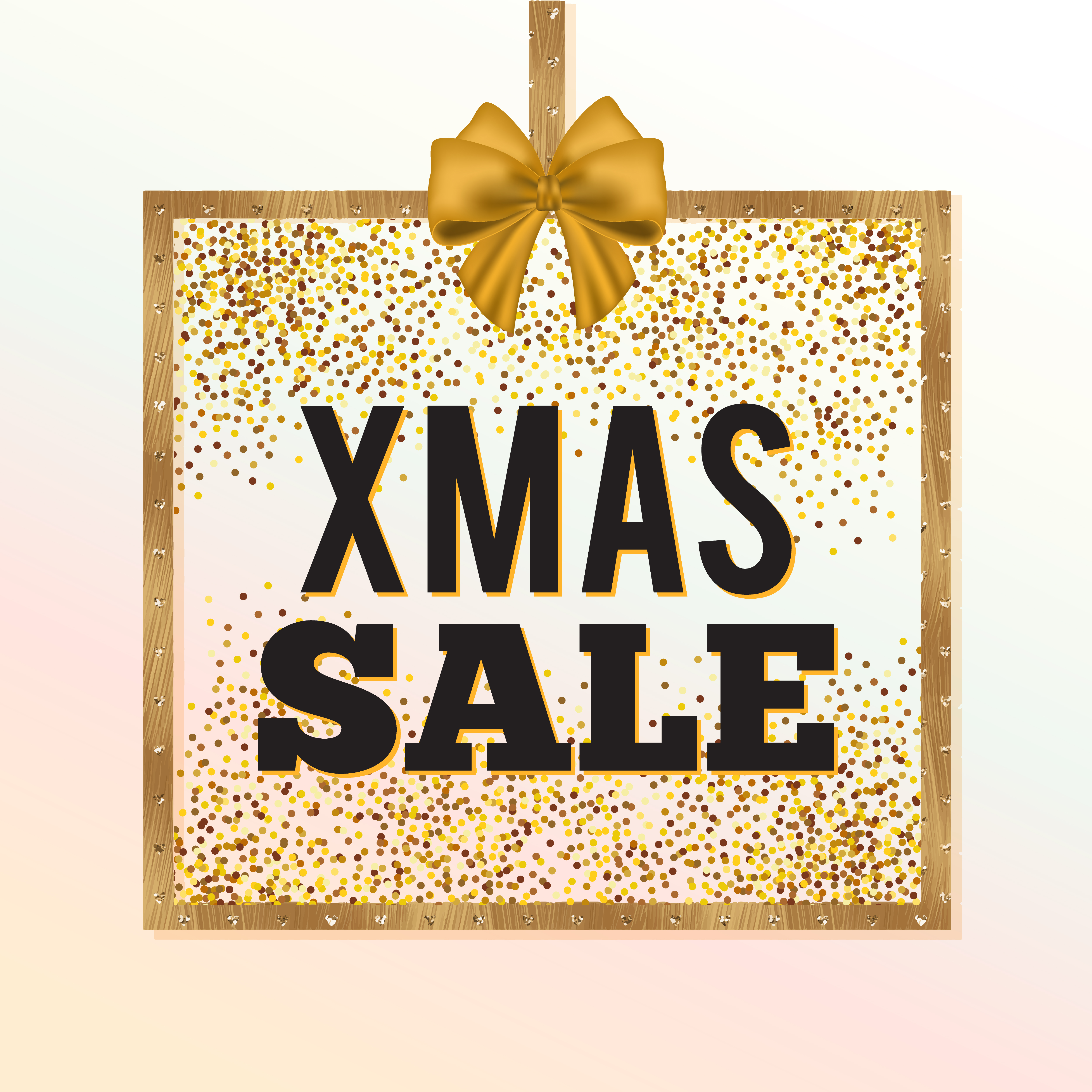 Gold glitter Christmas sale banner Christmas sale sign Gold glitter Christmas sale banner Christmas sale sign