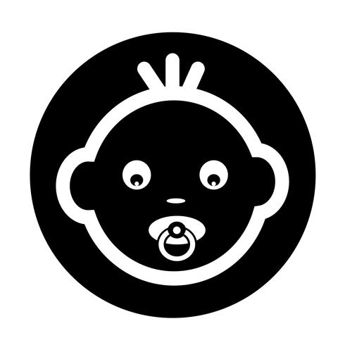 Download Baby Face Icon 569819 Vector Art at Vecteezy