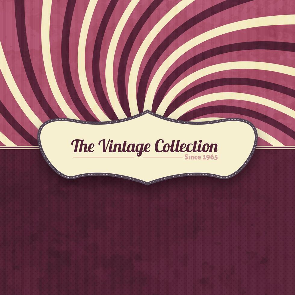 Vintage background with label vector