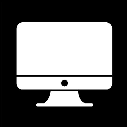 Desktop Computer Icon vector