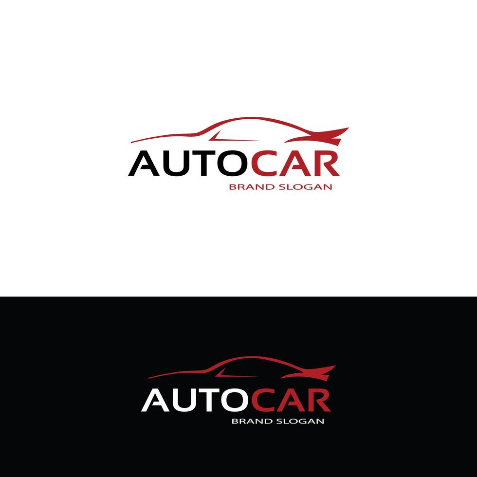 Diseño de logo de coche vector