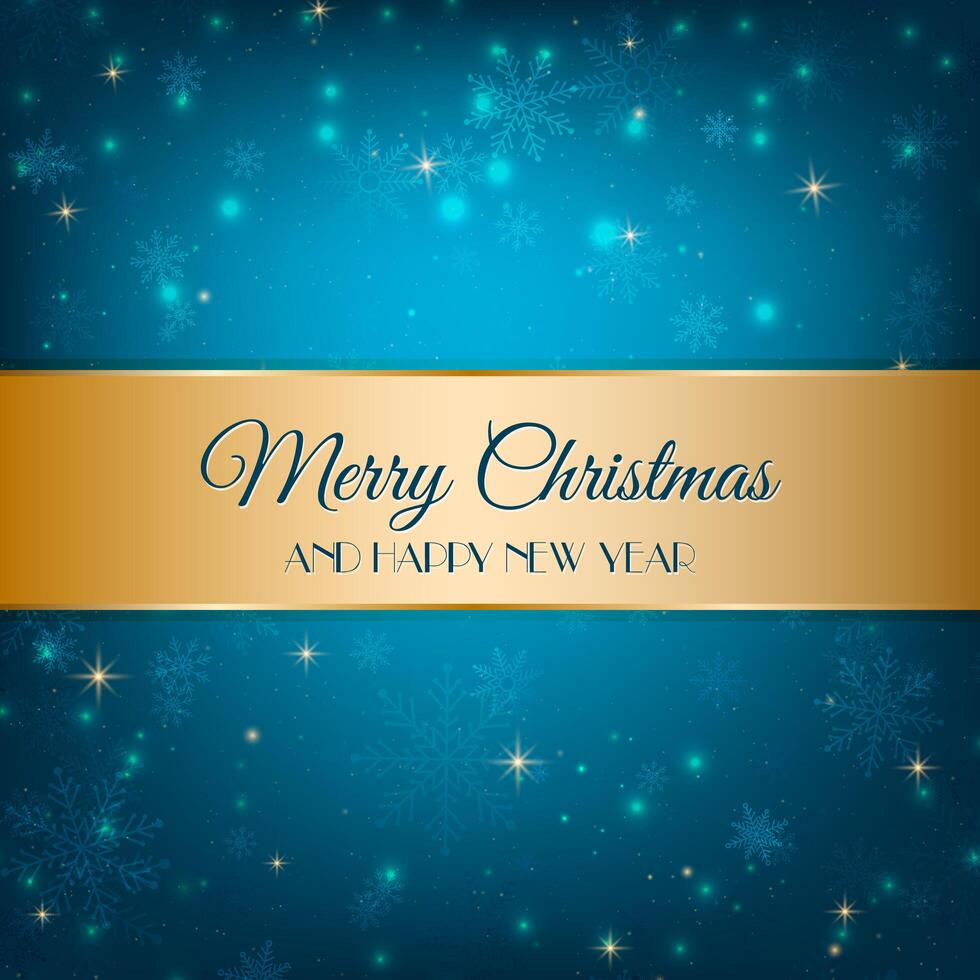 Blue Christmas background vector