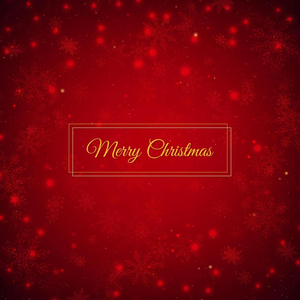 Red Christmas background vector