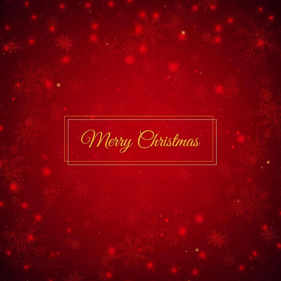 Red Christmas background vector