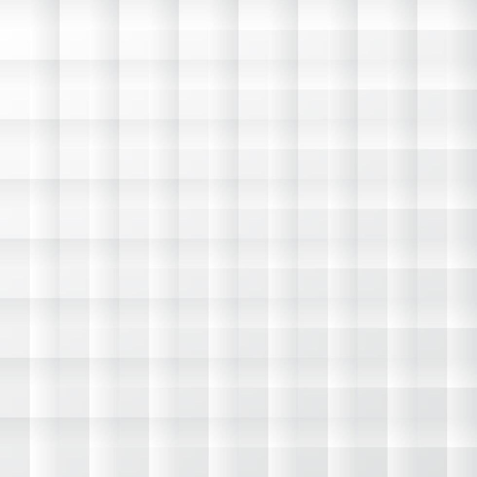 Modern white background. White square geometric paper art style background vector