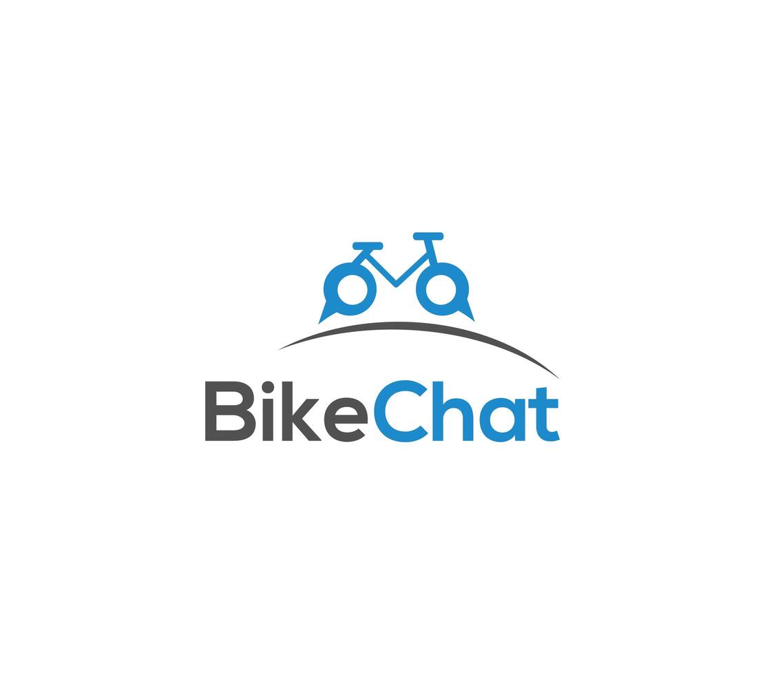 Bike logo template vector