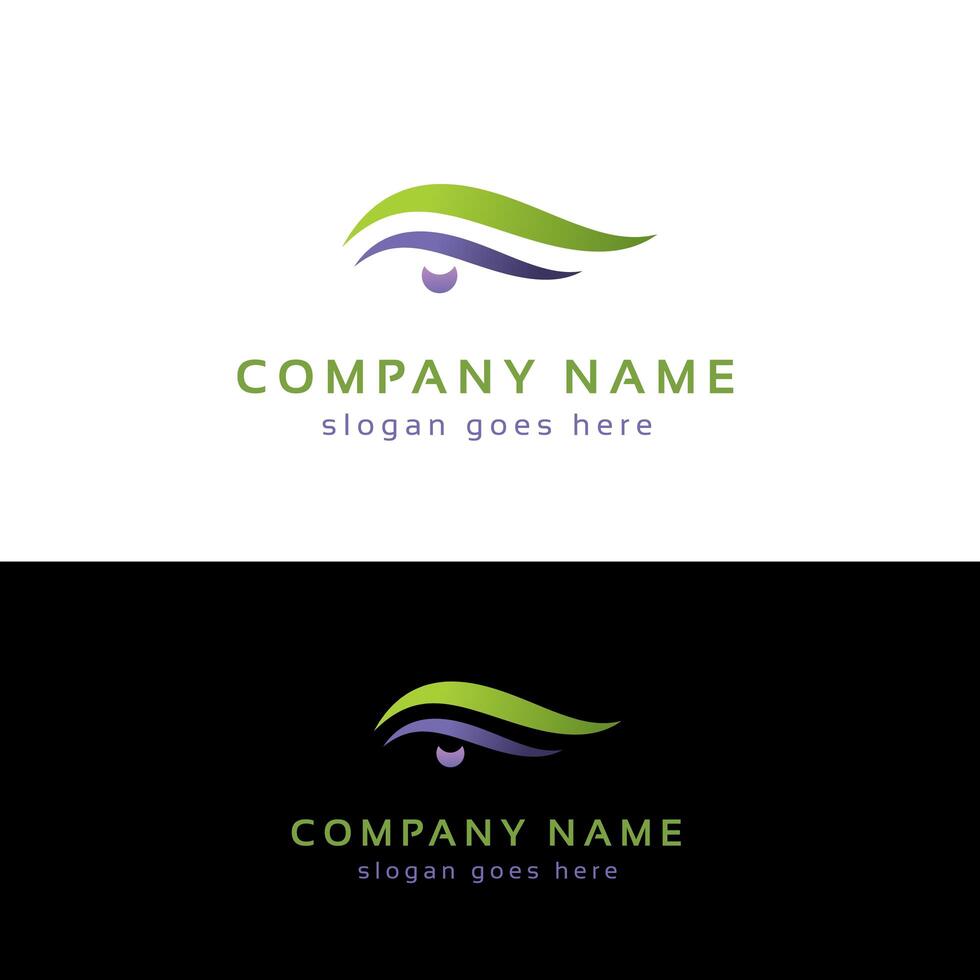 Eye logo design. Abstract eye logo template vector