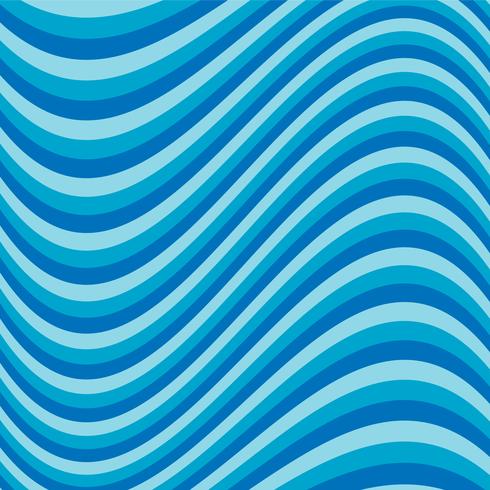  Wavy blue stripe vector