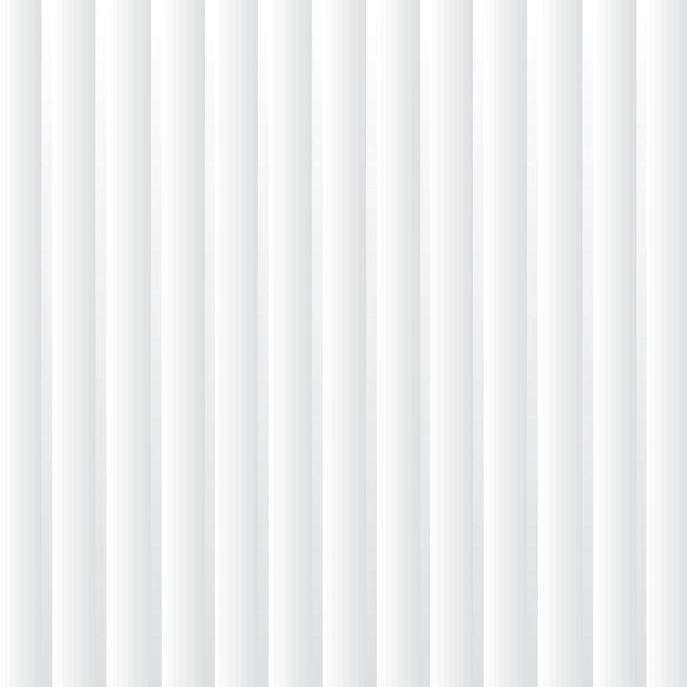 Fondo de rayas degradado blanco abstracto vector