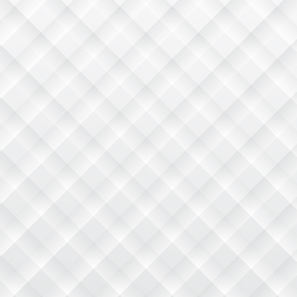 Modern white background. White square geometric paper art style background vector