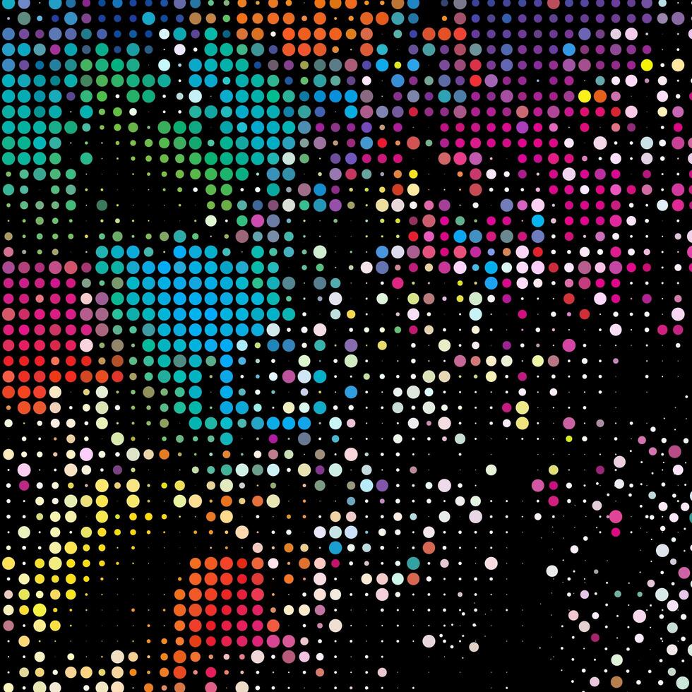 Colorful dots background vector