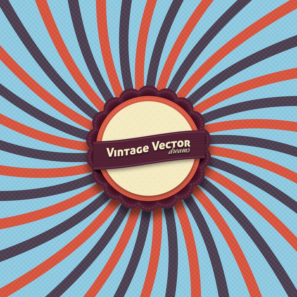 Vintage background with label vector