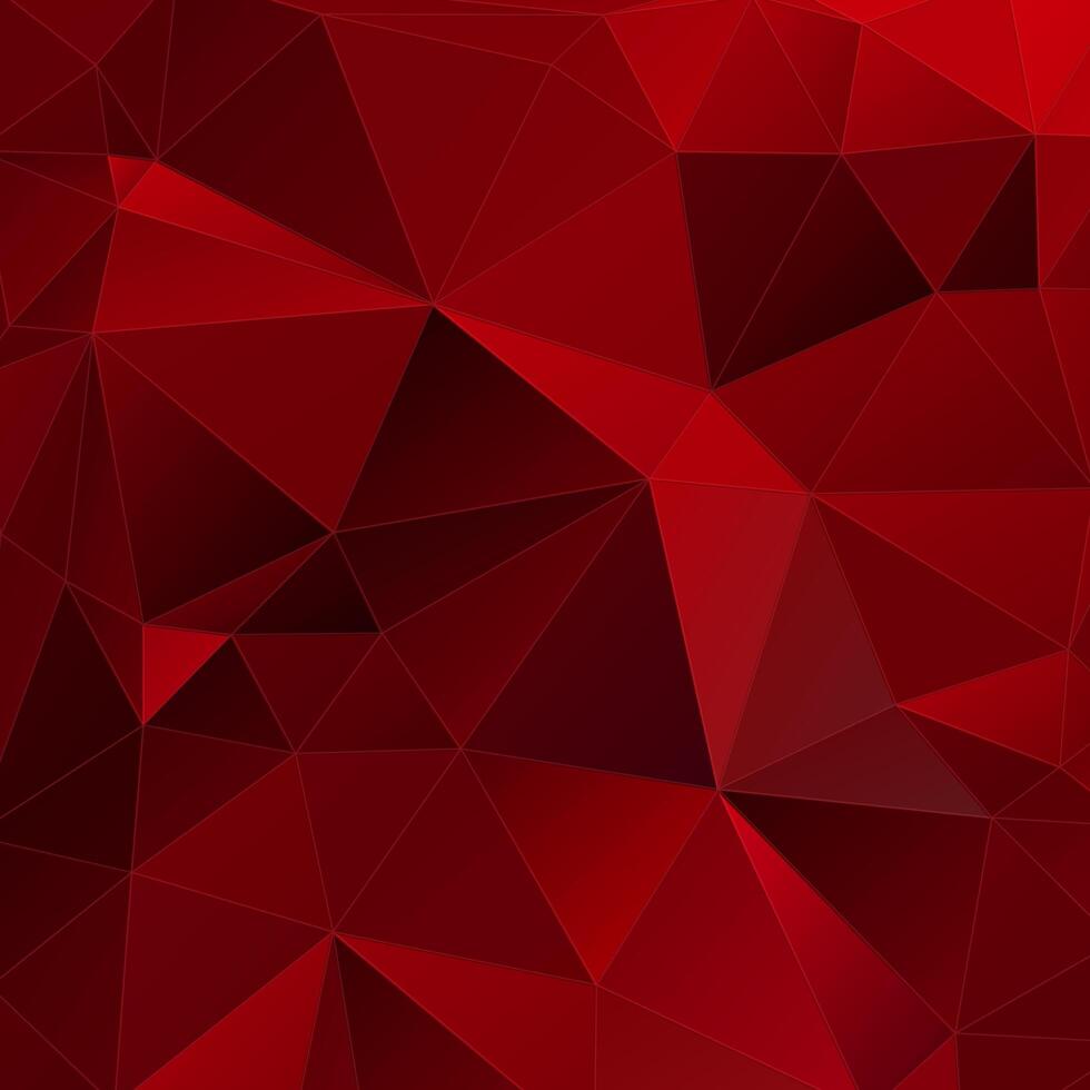 Red geometric background vector